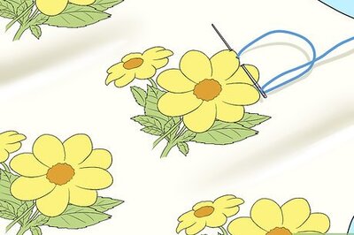 How to Add Embellishment by Embroidering Printed Fabrics
