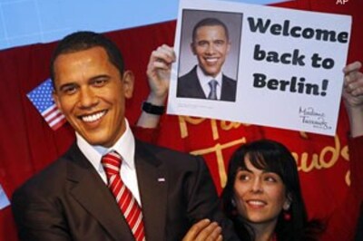 Cast in wax, Obama unveiled at Madame Tussauds