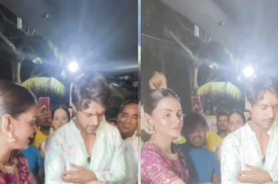 Priyanka Chahar And Ankit Gupta Bid Adieu To Ganpati Bappa, Abhishek Kumar Joins In