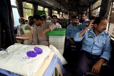 Pakistan's ballot papers weighed 650 tonnes