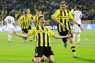 Lewandowski sparkles but his Dortmund future in doubt