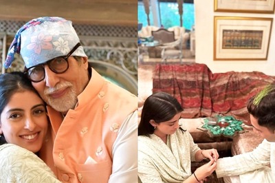 Amitabh Bachchan Gets a Hug From Granddaughter Navya, Shweta Bachchan Drops Raksha Bandhan Photos