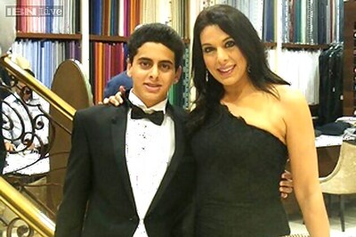 Snapshot: Pooja Bedi attends singer Raageshwari Loomba's sangeet ceremony with son Omar