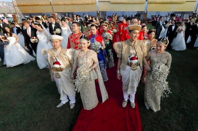 Fifty Chinese Couples Marry in Mass Ceremony in Sri Lanka