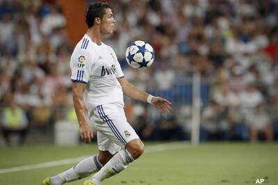 Injured Ronaldo out of action for three weeks