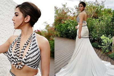 Cannes 2023: Sara Ali Khan gives Abu Jani Sandeep Khosla Saree a Dramatic Twist; Looks Stunning as Ever