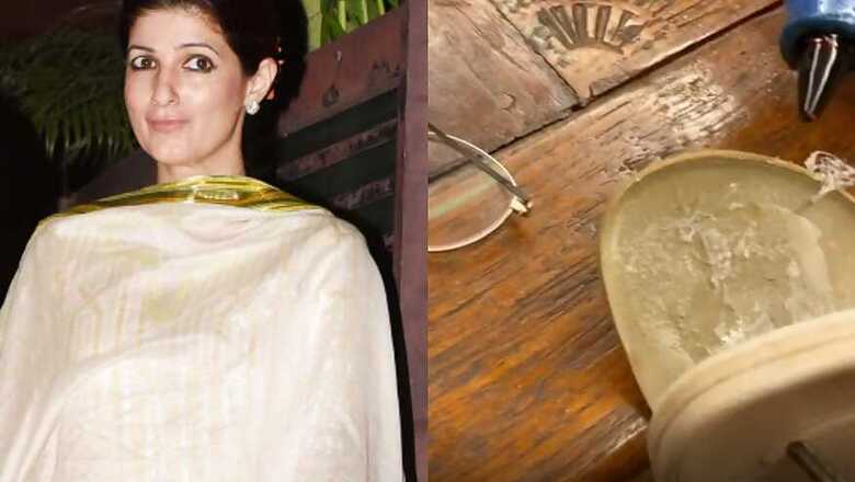 Twinkle Khanna Is Having A Hard Time Fixing Her Glasses and Slippers