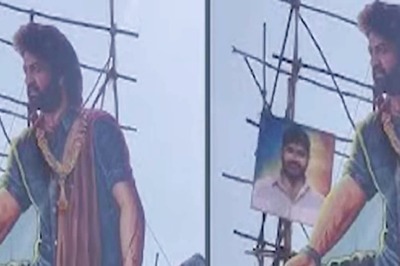 Watch: Jr NTR Fans Pour 'Blood And Milk' On Actor's 50-foot Cut-out Ahead Of Devara Release