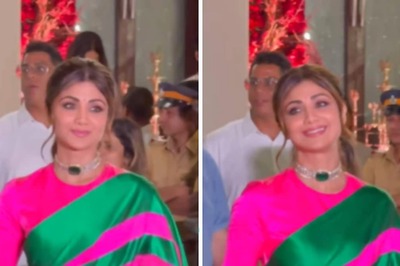 Watch: Shilpa Shetty Visits Maharashtra CM Eknath Shinde's Residence For Ganpati Darshan