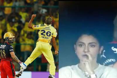 WATCH: Virat Kohli Suffers Bizarre Dismissal Against CSK, Wife Anushka Sharma Stunned