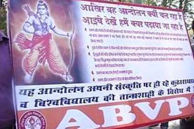 Principal faints in office, girl student activists held