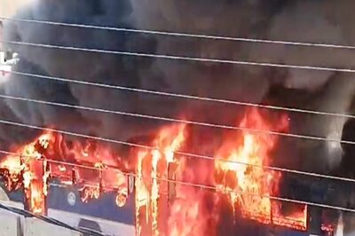 Caught On Cam | KSRTC Bus Catches Fire in Kerala, Passengers Escape Unhurt