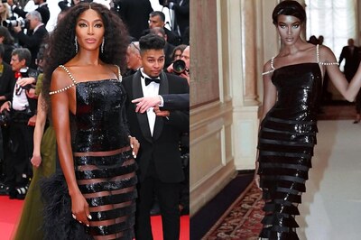 Naomi Campbell Stuns On The Cannes 2024 Red Carpet In A Vintage Chanel Black Sequin Dress