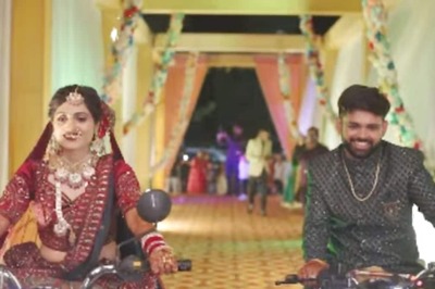 Video Of Bride And Groom Entering Wedding Venue On Bullet Bikes Viral