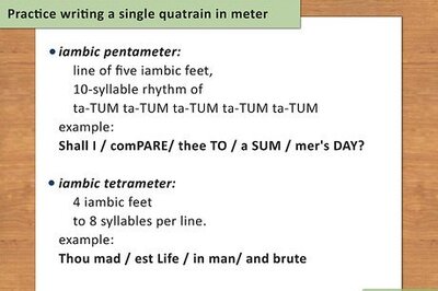 How to Write a Quatrain Poem