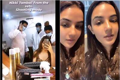 Bigg Boss 14: Jasmin Bhasin, Nikki Tamboli Prep up for Their Segments Ahead of Premiere Night