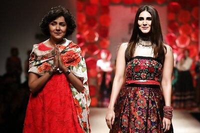Vaani Kapoor Turns Muse For Designer Payal Jain At AIFWSS'18