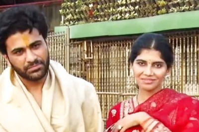 Newlyweds Sharwanand And Rakshitha Reddy Visit Lord Venkateswara Temple, Watch Video