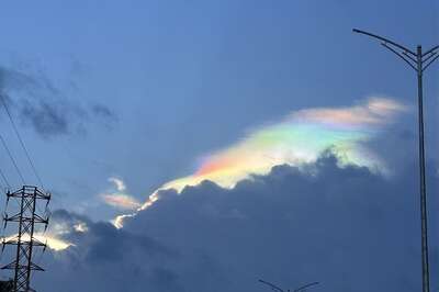 Hyderabad Rains: Rainbow-like Pileus Cloud Intrigues Locals, Pics of Rare Sighting Go Viral