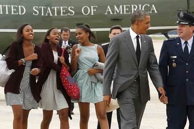 'Dad-in-chief' Obama takes daughters for night out in the Big Apple