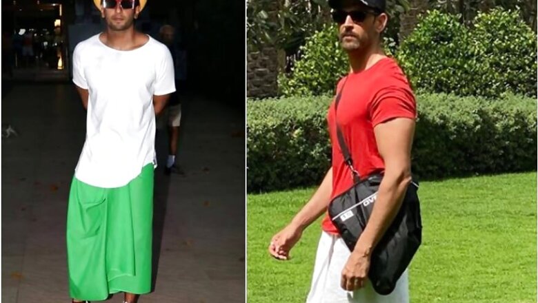 Hrithik Roshan Makes a Fashion Statement by Wearing Towel, Calls Ranveer Singh His Inspiration