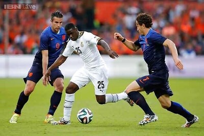 Netherlands beat Ghana 1-0 in World Cup tune-up