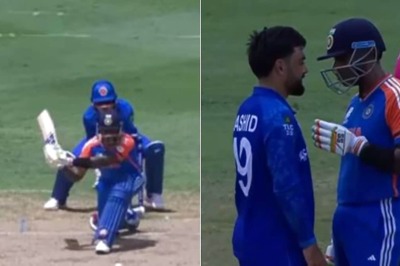 'Stop Sweeping Me': Suryakumar’s Animated Chat with Rashid Khan After Smashing AFG Skipper For a Six - WATCH