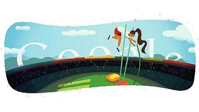 London 2012 pole vault doodle: 10 must-know facts