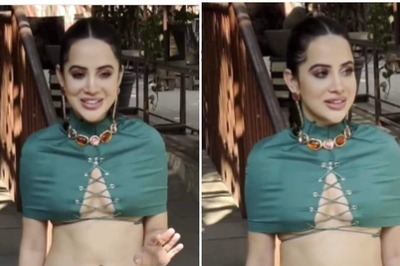 Uorfi Javed Steps Out in Green 'Sheila Ki Jawani' Outfit, Says Not Approached for Lock Upp 2
