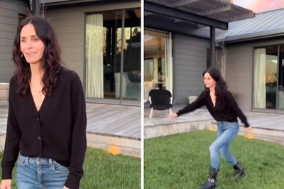 Courteney Cox Attempts A Cartwheel And The Result Is Hilarious