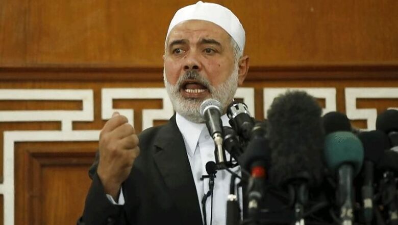 New Hamas Chief Ismail Haniya Backs Hunger-striking Prisoners