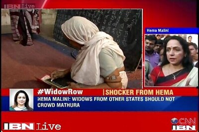 Vrindavan widows angry with Hema Malini, to talk to Mamata Banerjee