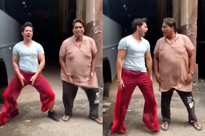 Varun Dhawan Takes Akshay Kumar's Bala Challenge, His Eccentric Red Pant Draws Attention