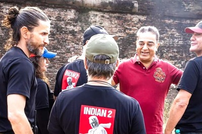 On Sets of Indian 2, Kamal Haasan Spotted With Action Crew; Check Pic