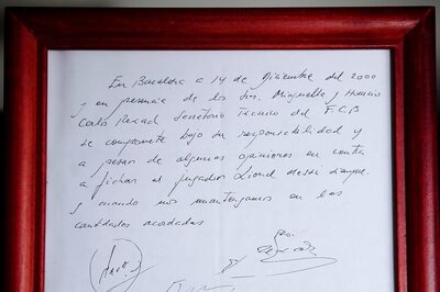 Napkin Used by FC Barcelona to Sign Lionel Messi Sold For Nearly $1 Million