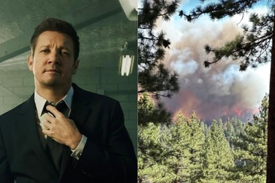 Jeremy Renner Shares Photos Of Davis Fire Too Close To His Home, Informs He Has Evacuated Safely