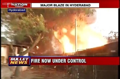 Hyderabad: Fire breaks out at workshop; no casualty reported