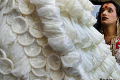 Condoms found dumped in garbage yard