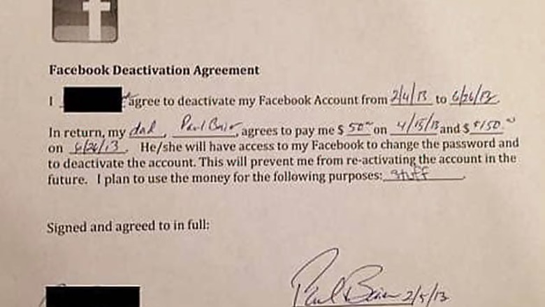 Father promises teen daughter $200 to quit Facebook for 5 months