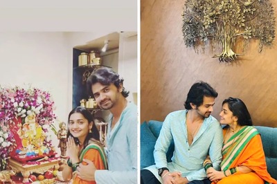 Hruta Durgule, Prateek Shah Celebrate Their First Ganesh Chaturthi After Marriage