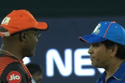 IPL 2023: Legends Sachin Tendulkar and Brian Lara Catch Up Ahead of SRH vs MI Clash
