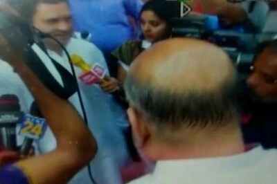 Bitter Rivals Rahul Gandhi-Amit Shah Look Past Each Other in Awkward Encounter at Parliament