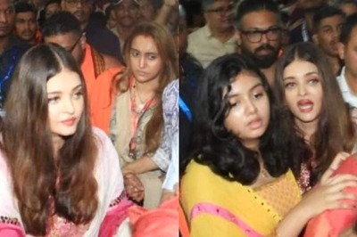 Aishwarya Rai Visits GSB Ganesh Pandal With Her Mom and Aaradhya; Abhishek Bachchan Missing | Watch