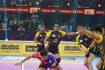 PKL 9: Surender Gill Powers UP Yoddhas to Big Win over Telugu Titans