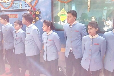 Train hostesses and stewards: The cheerful women and men in blue