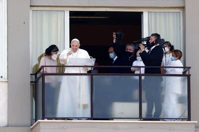 Pope Francis Appears in Public for First Time Since Surgery