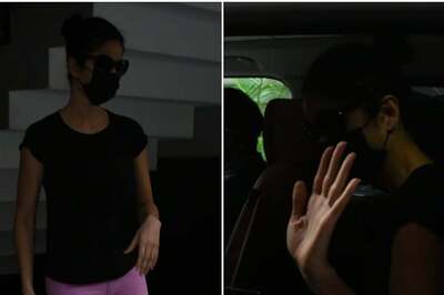 Katrina Kaif Spotted in Bandra Hiding Face in Black Cap and Mask Amid Wedding Preparations, See Pics