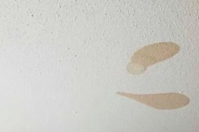 Spots Resembling Human Foot On Ceiling Leave Woman Horrified
