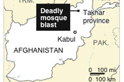 Afghan governor among 12 killed in mosque blast