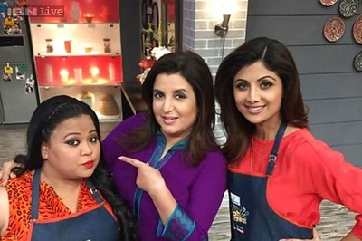 Photo of the day: 'Fabulous ladies' Shilpa Shetty, Bharti Singh add 'tadka' to Farah Khan's show